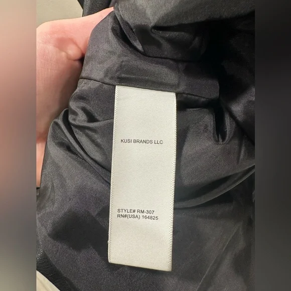 Rebecca Minkoff Faux Lambskin Leather Blazer Jacket Size XL - Picture 7 of 8